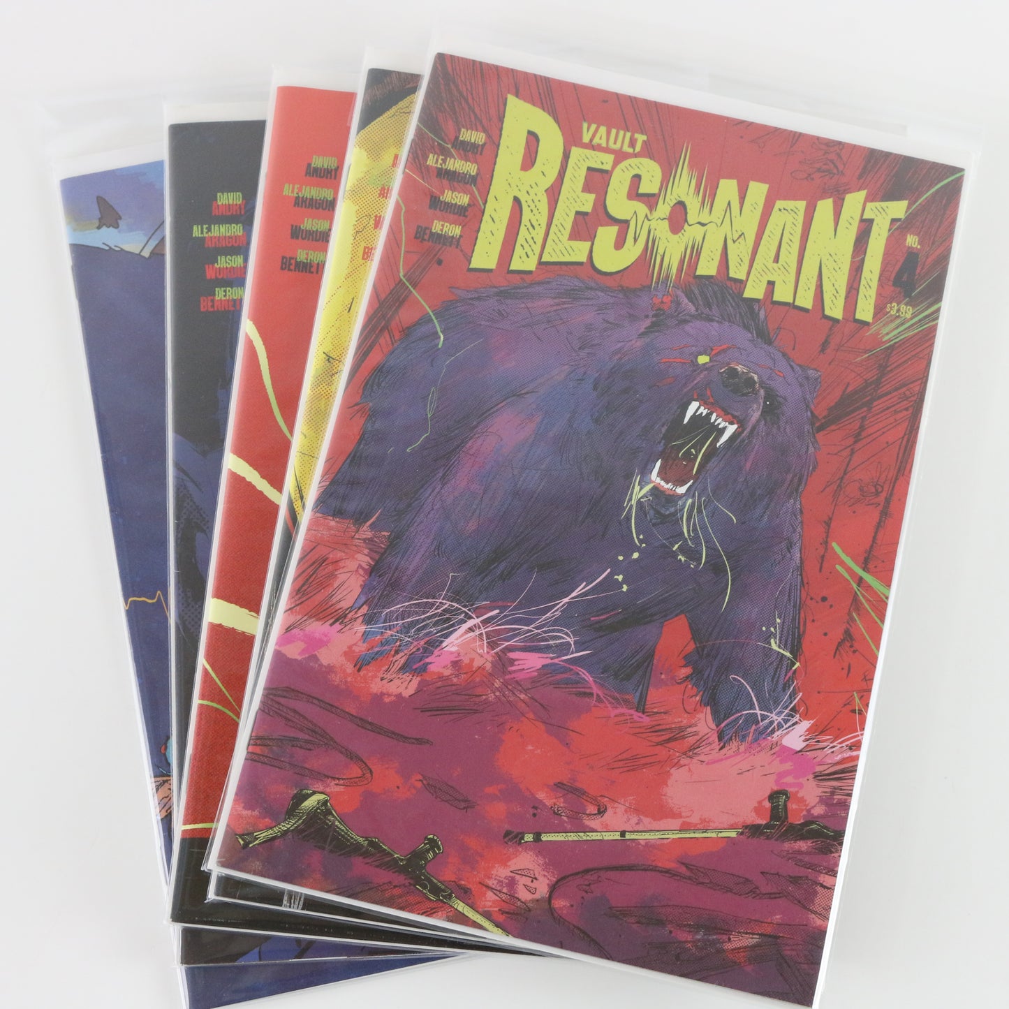 Lot Of 8 Resonant Issues #1-4 1ST PRINT Variant Vault NM Unread Comics