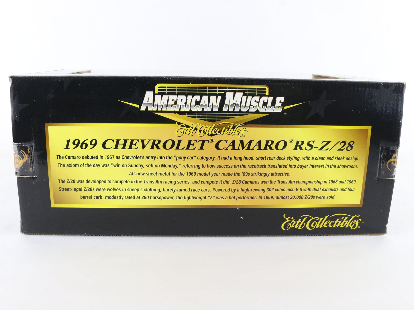 1969 Chevy Camaro Rs Z28 Orange Black American Muscle ERTL LE 1:18 Model 36671
