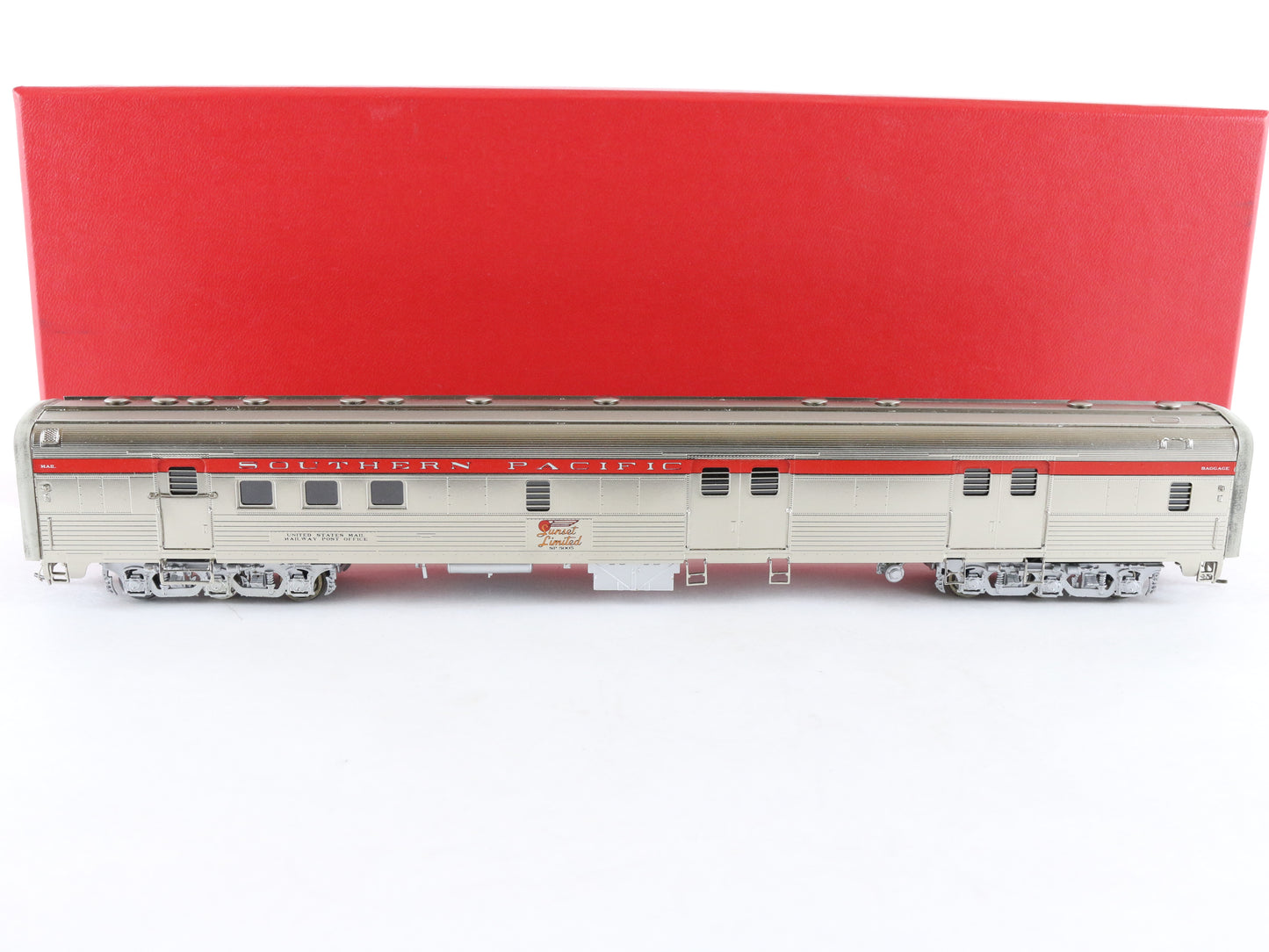 Coach Yard HO Southern Pacific SP 1950 Sunset Limited Painted Brass Baggage Car