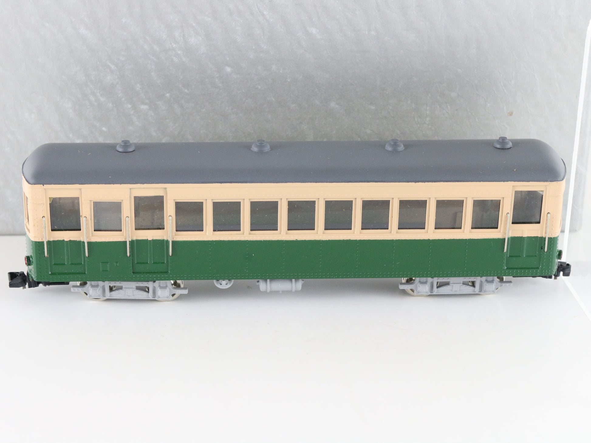 Coral Ueda Kotsu N Green Painted Brass Trolly Passenger Car
