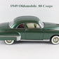 1949 Oldsmobile 88 Coupe Ivy Green Danbury Mint 1:24 Diecast Model Car