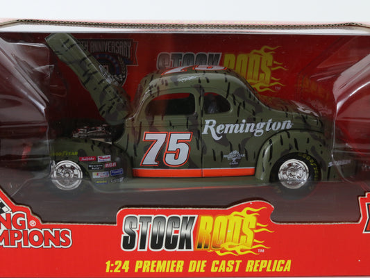 1940 Ford Remington Camo Stock Rods Racing Champions Model Car 1:24