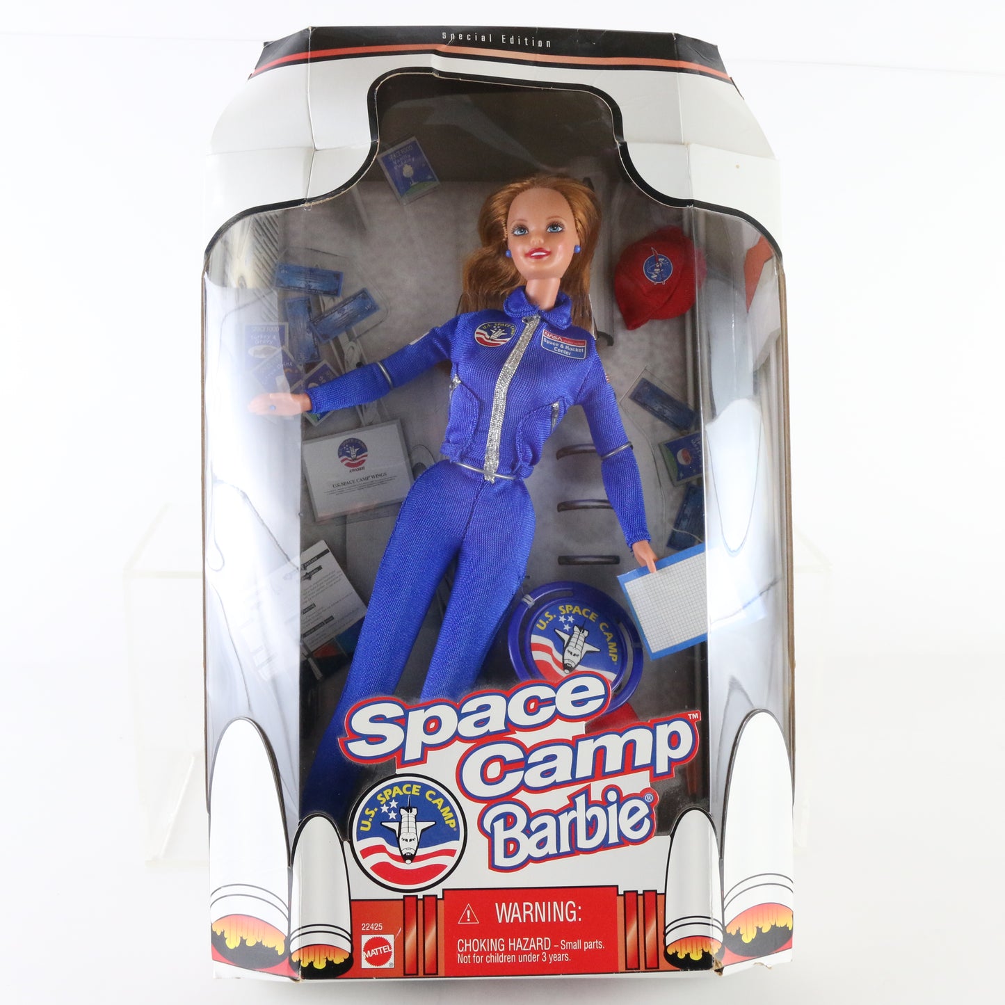 US USA Space Camp Barbie Doll Mattel 22425 1998