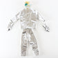  1964 Hasbro Gi Joe Silver Crash Crew Outfit W/ Gloves For 12" Figures