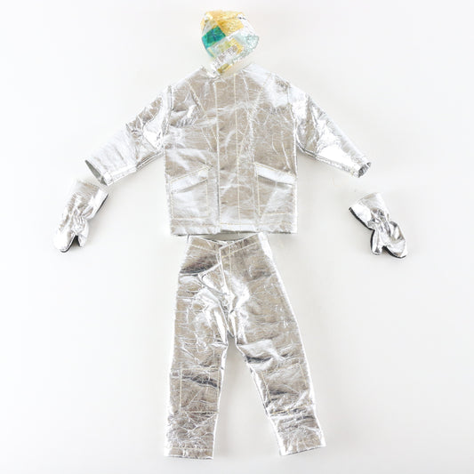  1964 Hasbro Gi Joe Silver Crash Crew Outfit W/ Gloves For 12" Figures