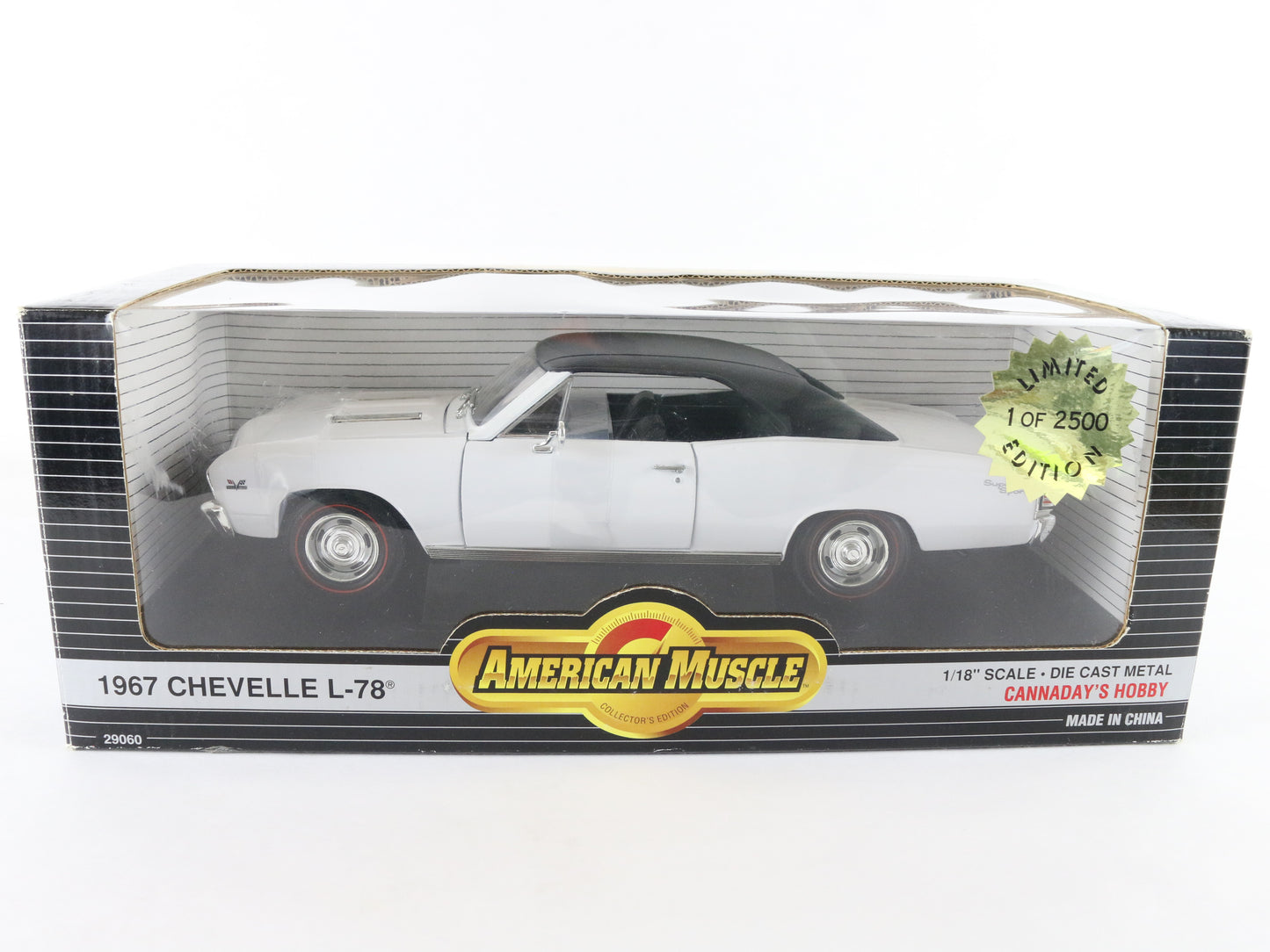 1967 Chevy Chevelle L78 Cannadays Hobby American Muscle ERTL 1:18 LE Of 2500