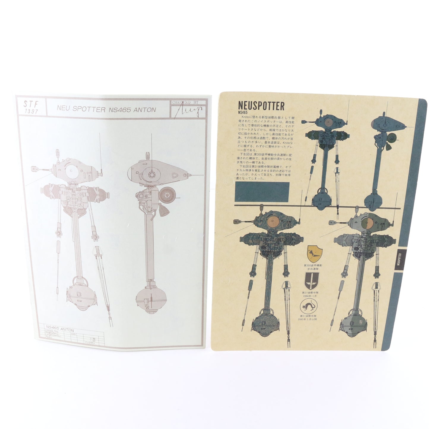 Nitto SF3D Neuspotter Ns465 Anton Buruno 1/20 Built Painted Maschinen W/ Stand