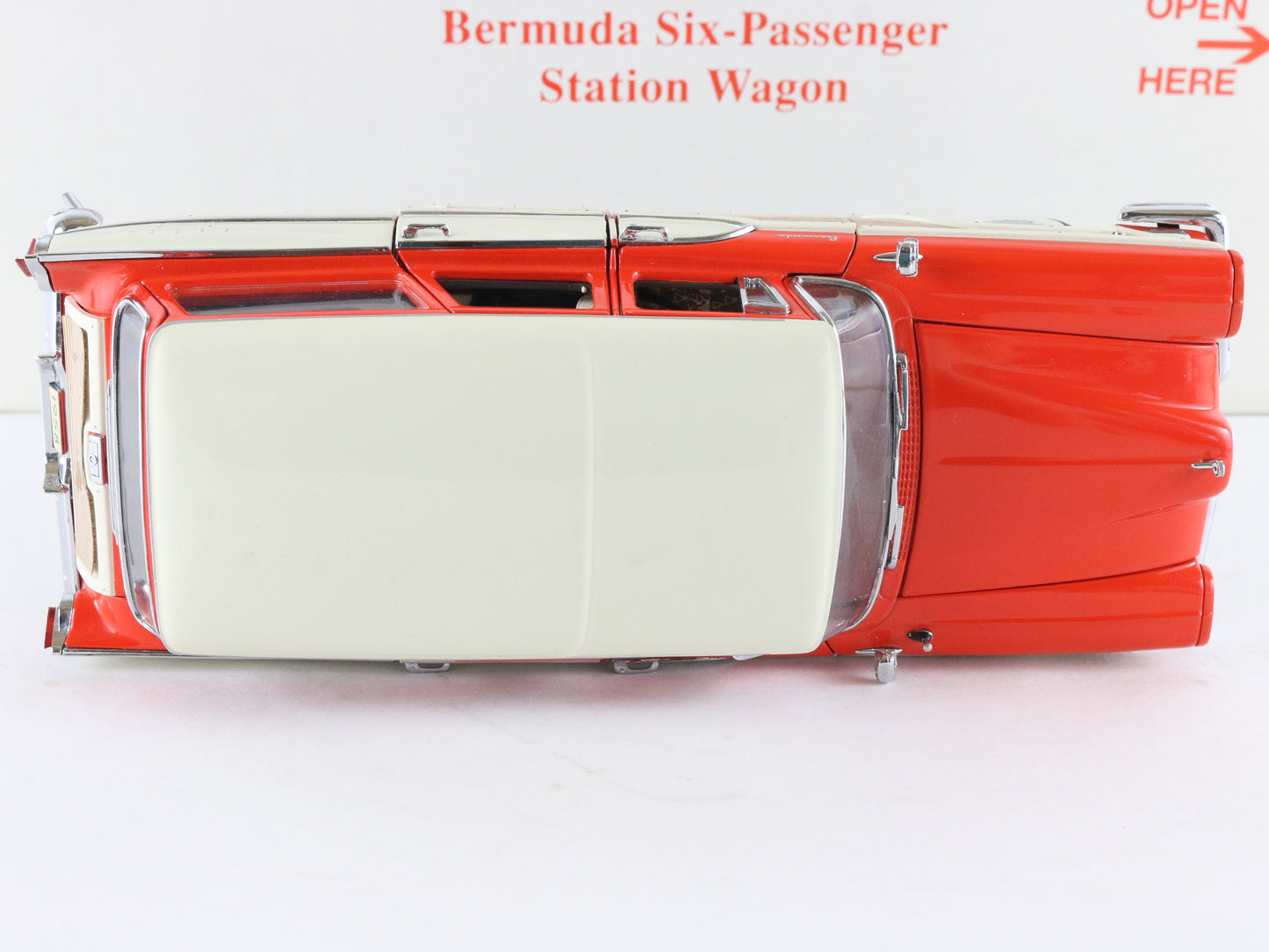 1958 Edsel Bermuda Six-Passenger Station Wagon Orange Danbury Mint 1:24 Diecast