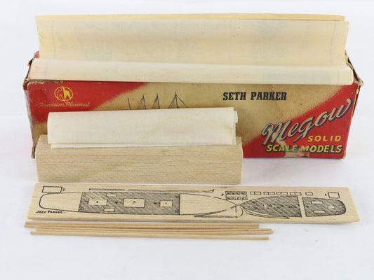 Mast Schooner Seth Parker Megow Wood Boat Kit K-1