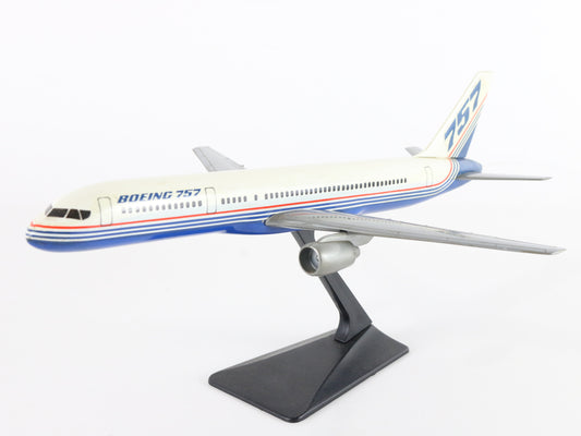 Boeing 757 Passenger Jet Plane Plastic Model Airplane House Colors 10 inch Long