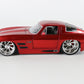 1963 Chevy Corvette Sting Ray Coupe Red Jada Toys 1:24 Scale 90218 Model Car