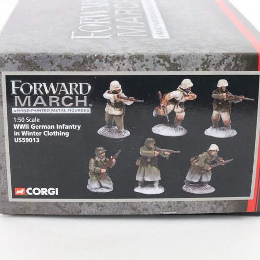 WWII German Infantry Winter Clothing Forward March Corgi 1:50 US59013 Metal