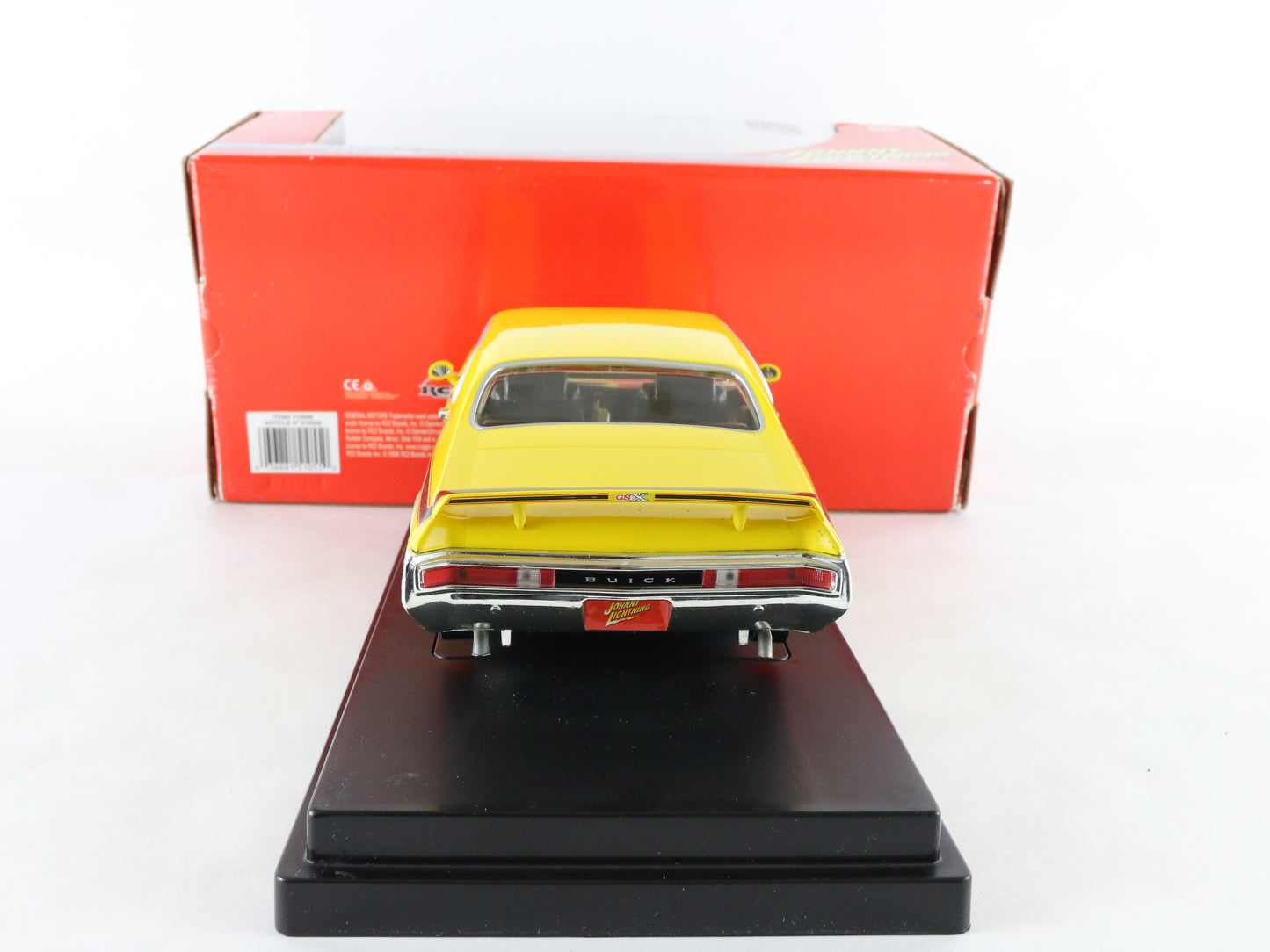 1970 Buick Gsx Yellow Black Johnny Lightning Rc2 1:18 Model Car 51050e