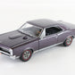 1967 Pontiac GTO Hardtop Plum Mist Purple Danbury Mint 1:24 Diecast Model Car