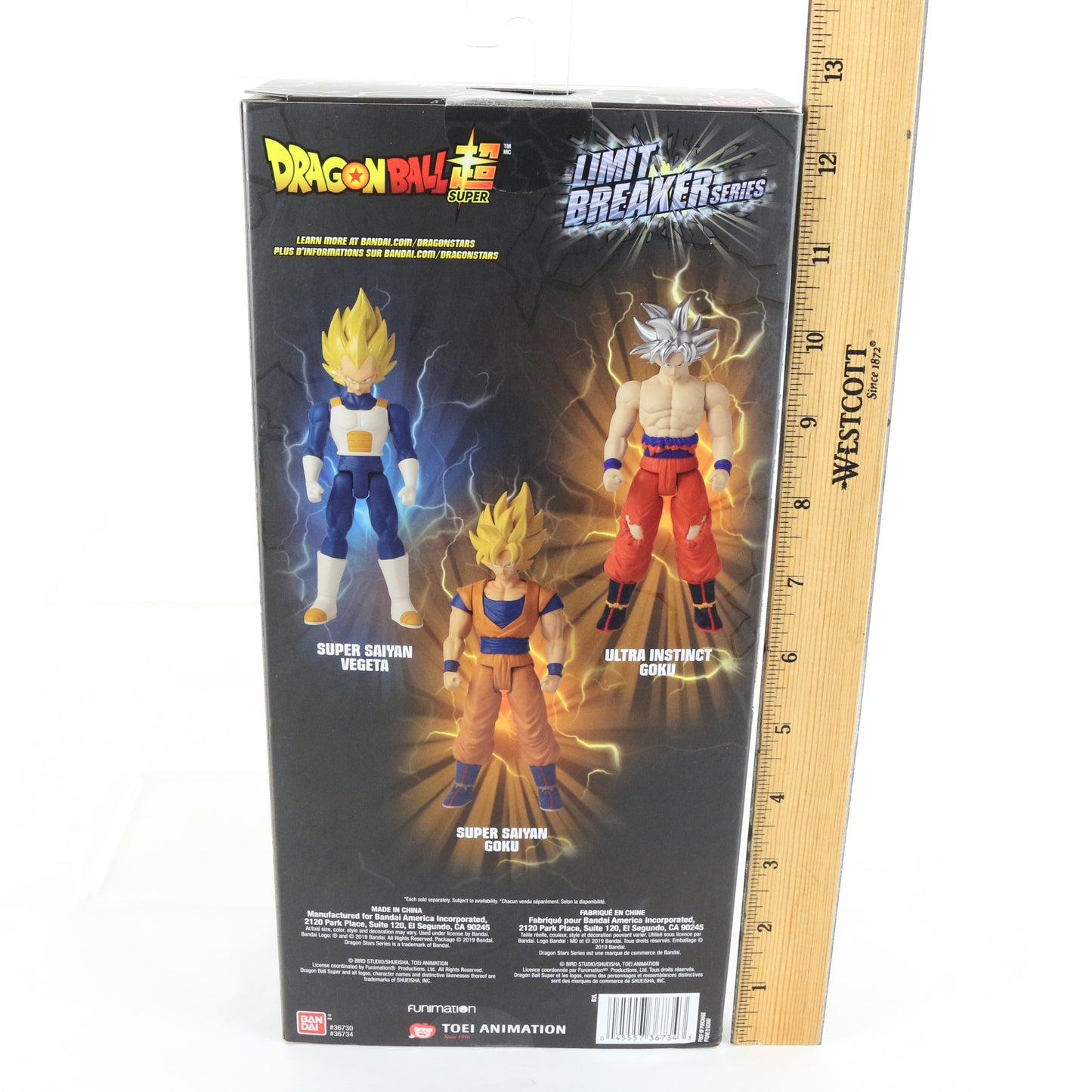 Bandai Namco Dragon Ball Super Limit Breaker Ultra Instinct Goku Figure 36734