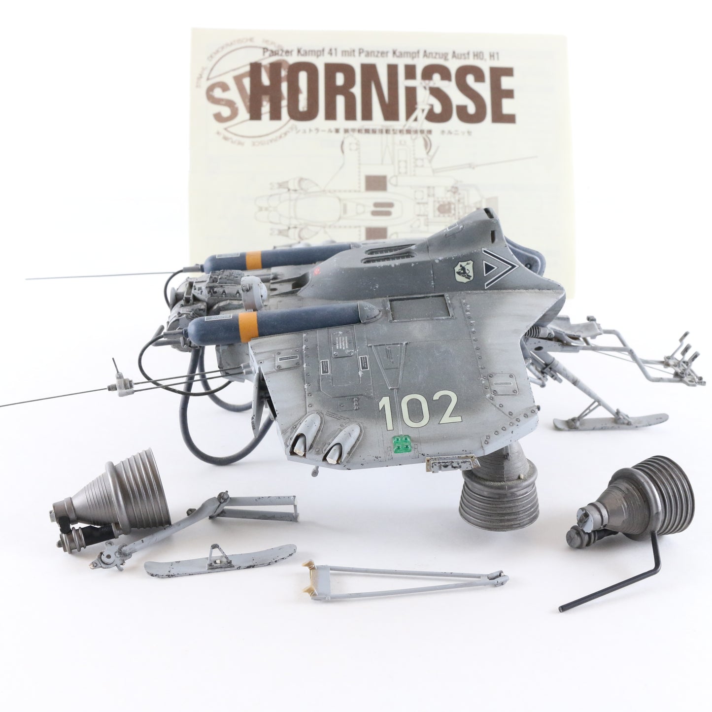 Ma.k Maschinen K Hornisse Panzer Kampf 41 Anzug Ausf Ho 1/20 Built & Painted