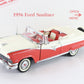 1956 Ford Fairlane Sunliner Convertible Red White Classic Danbury 1:24 Diecast
