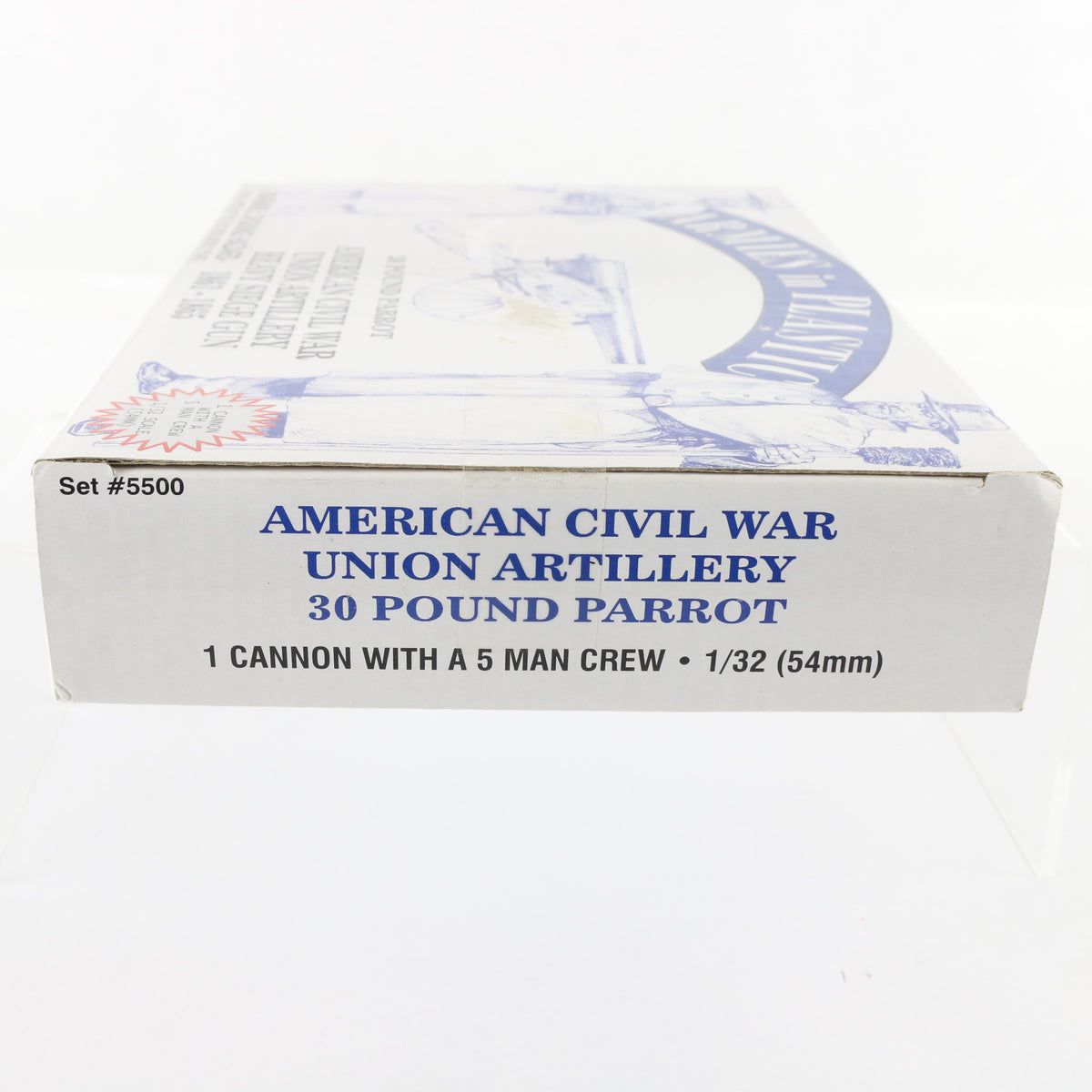 30 Pound Parrot Siege Gun Union Civil War Armies In Plastic 1:32 5500 Sealed