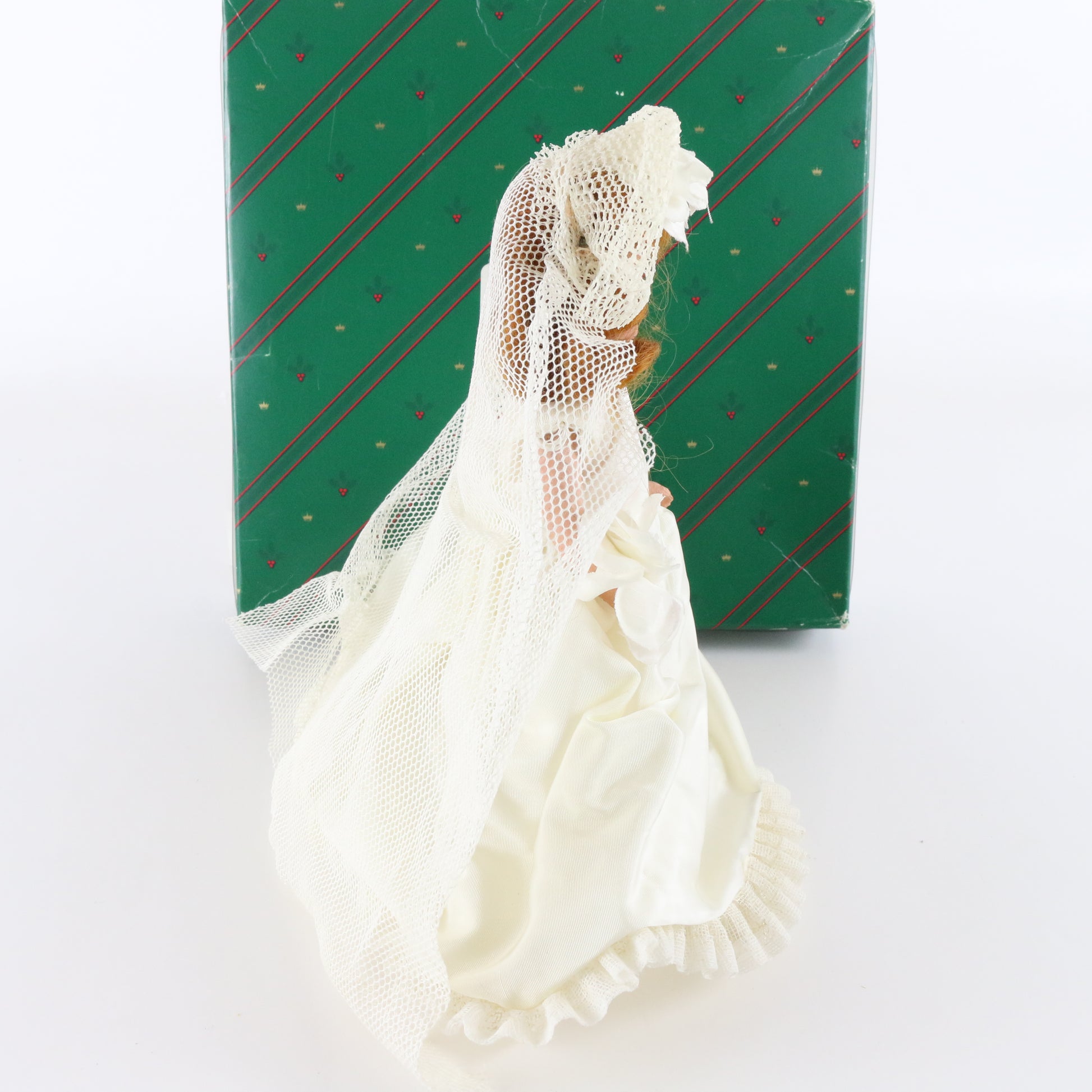 Vintage 1930s Nancy Ann Storybook Wedding Dress Girl Bisque Doll 7.5"