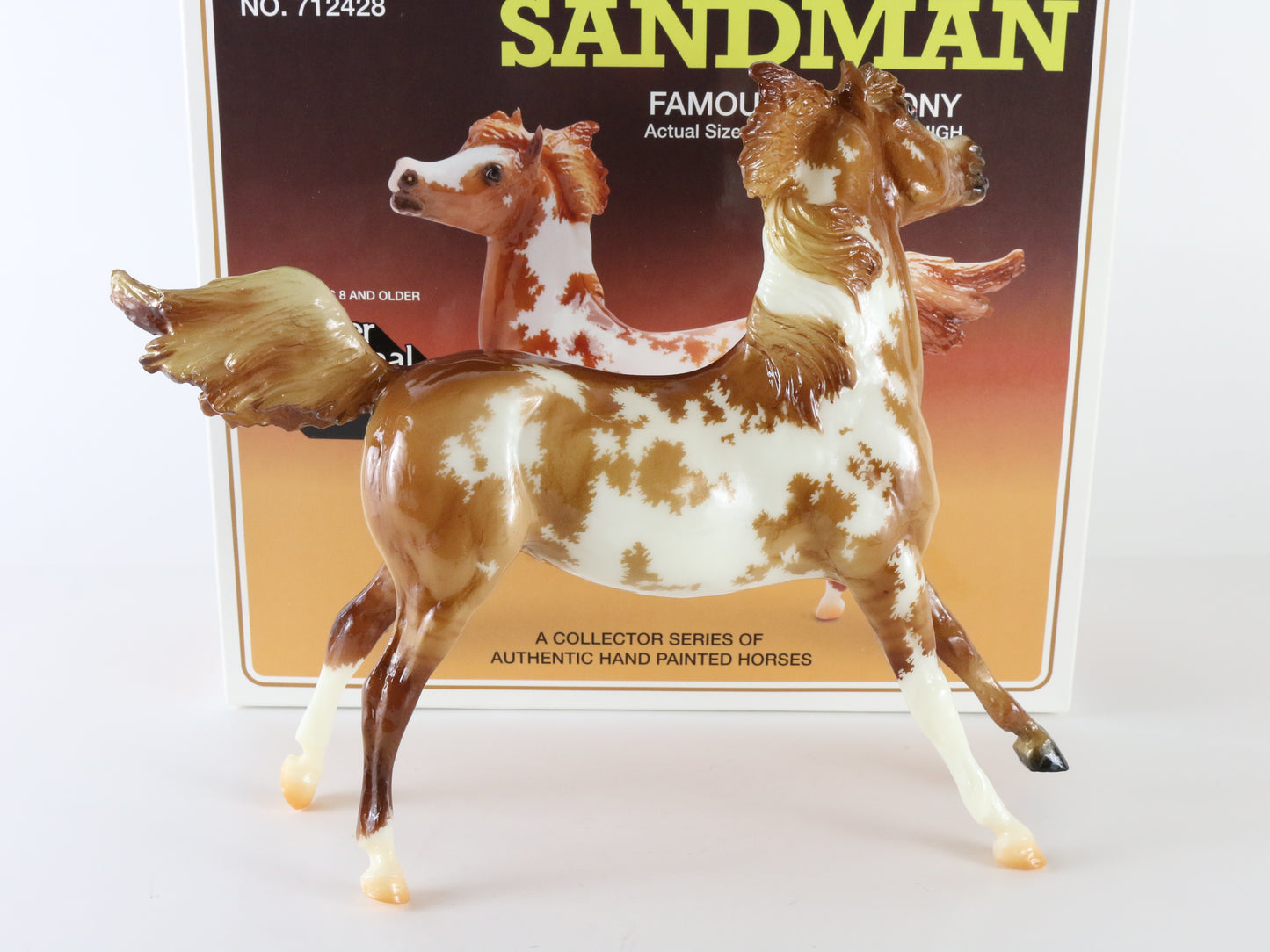 Breyer Sandman Vintage Club Horse Cow Pony Smokey Mold W/ Box & COA Horse 712428