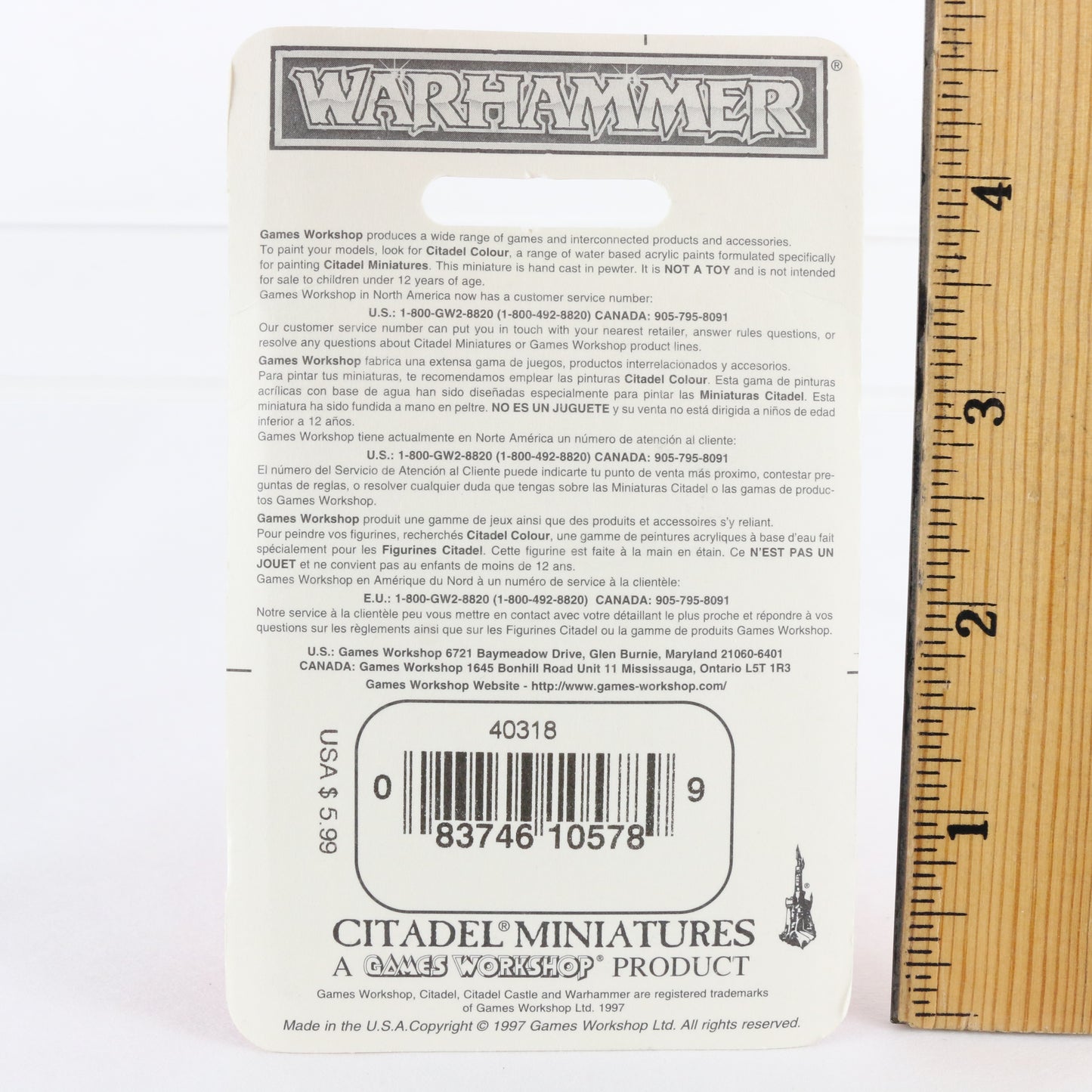 Dwarf Thunderers Gunmen Marauder Citadel Warhammer 8578A Unpainted Figures