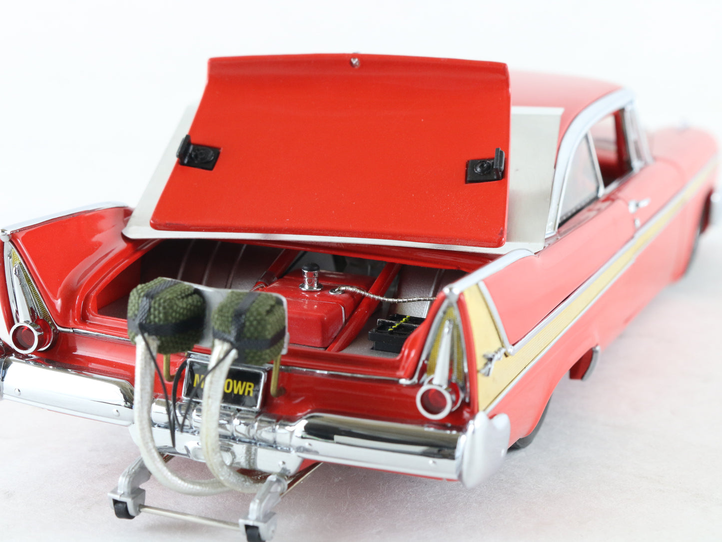 1958 Plymouth Fury Pro Street Red Dragster Danbury Mint 1:24 Model Car