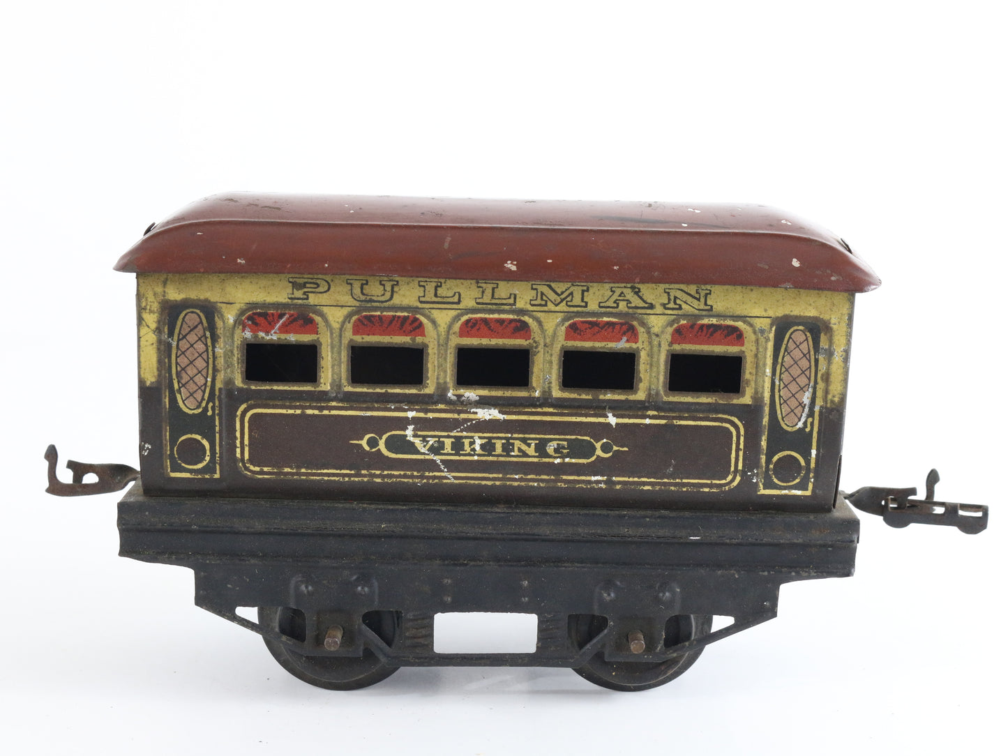 Viking Pullman Passenger Coach Car Hornby Meccano O Model Train elegant tinplate passenger carriage