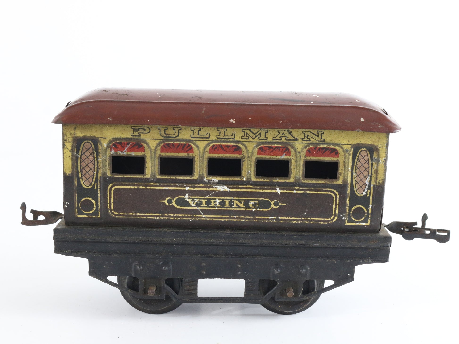 Viking Pullman Passenger Coach Car Hornby Meccano O Model Train elegant tinplate passenger carriage
