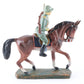 Elastolin German Made WWII Riding Cavalry Composite Toy Soldier Horse 4"