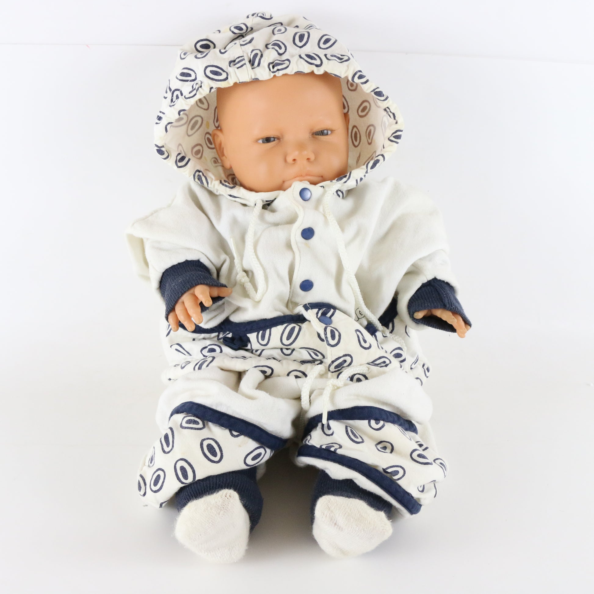 Vintage Berjusa Baby Doll Large 20" W/ Magi Clothing