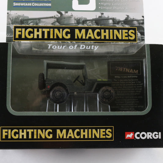 Willys 1/4 Ton 4x4 Utility Truck Tour Of Duty Fighting Machine Corgi Military