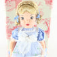 Terri Lee Little Lady Pinafore Blue Dress 16" Doll 22/5000 320002 W/ Extras
