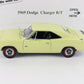 1969 Dodge Charger R/T Coupe Yellow Black Danbury Mint 1:24 Diecast Model