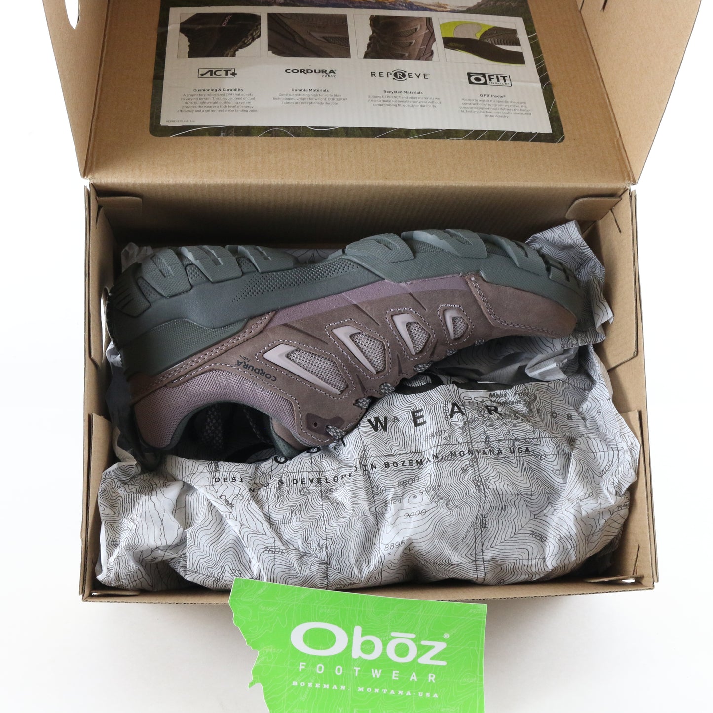 Oboz Sawtooth X Low B-dry Womens Lupine Waterproof Hiking Boots Size 7 USA 23502