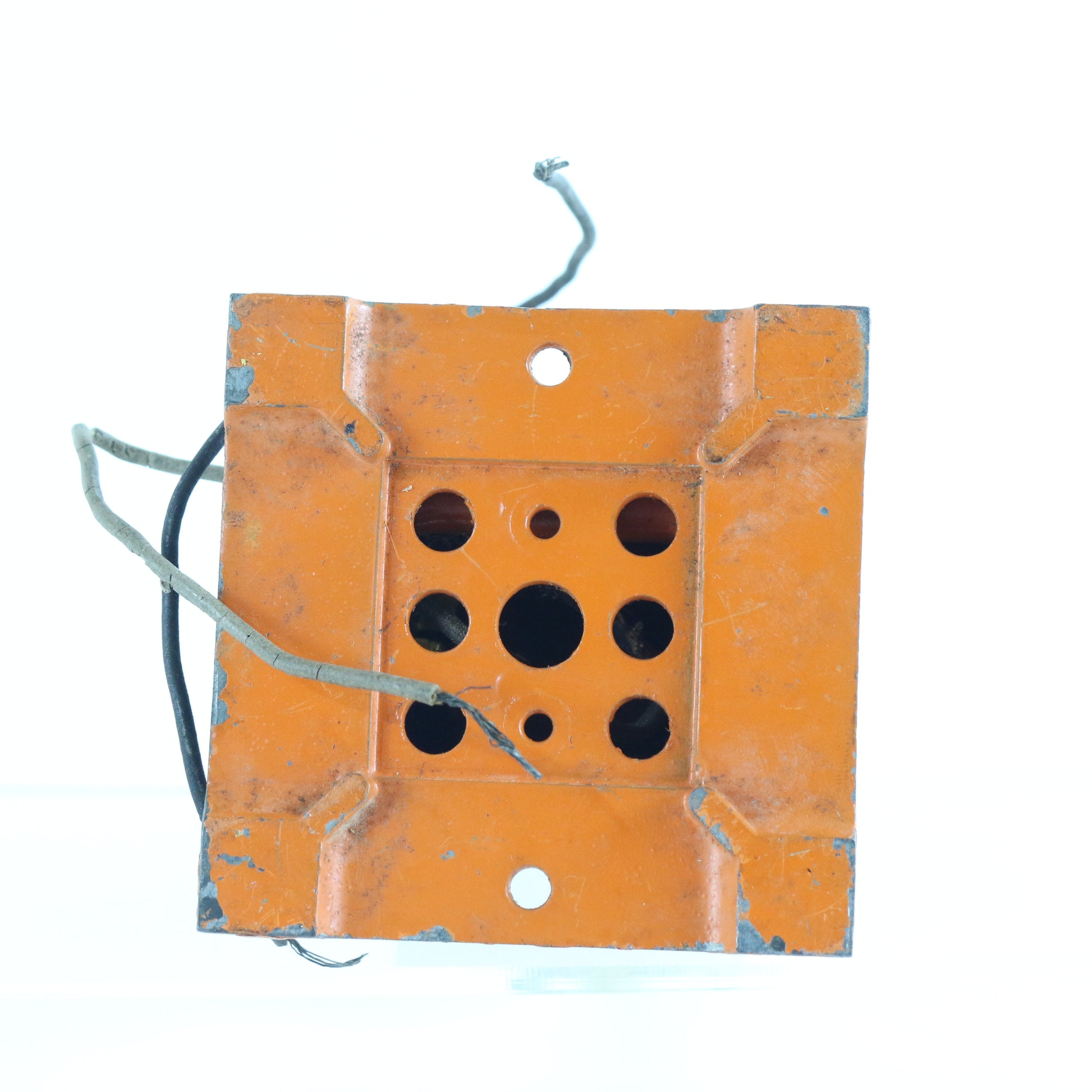 Prewar Block Signal Orange & White Lionel O 78 Model Train Accessory classic railroad signaling device