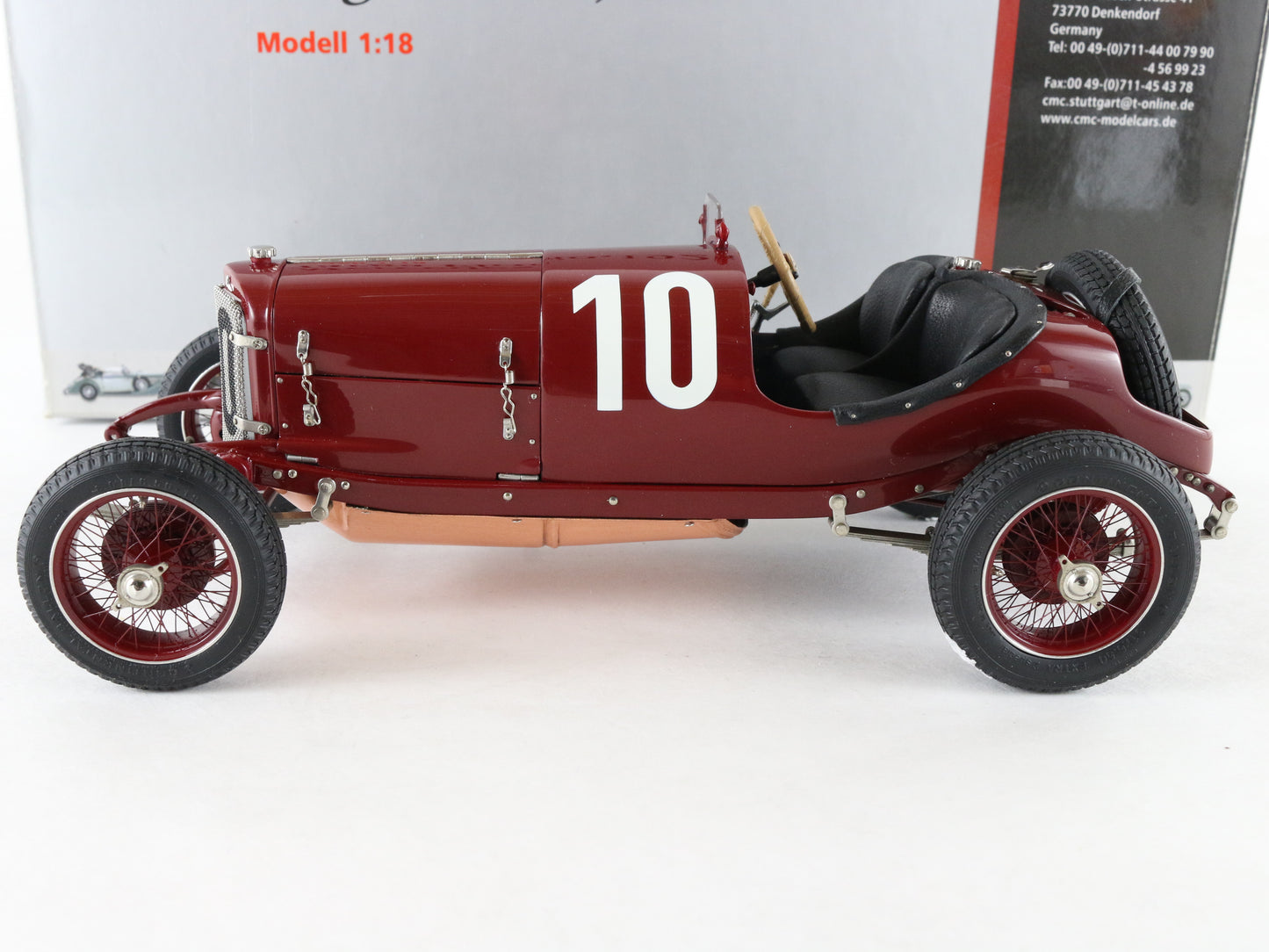 1924 Mercedes Targa Florio Rennwagen #10 Red CMC 1:18 M-048 Model Car