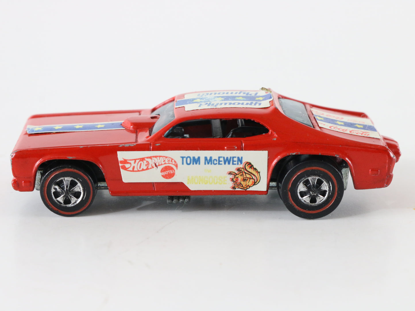 Hot Wheels Redline Plymouth Tom McEwen Mongoose W/ Decals Mattel 1:64 Usa