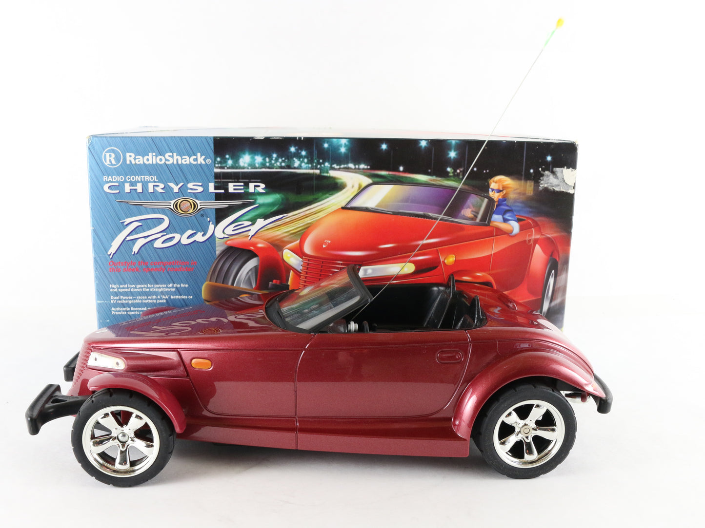 Chrysler Prowler Radio Shack RC Control Car W/ Box & Controller