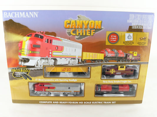 Bachmann HO 00740 Canyon Chief Santa Fe Diesel Locomotive Train Set