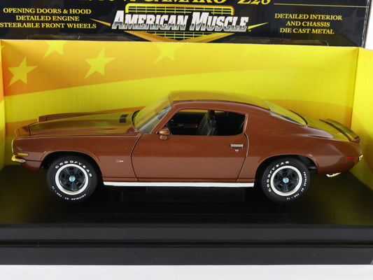 1970 1/2 Chevy Camaro Z28 Brown American Muscle ERTL 1:18 Diecast LE 32408