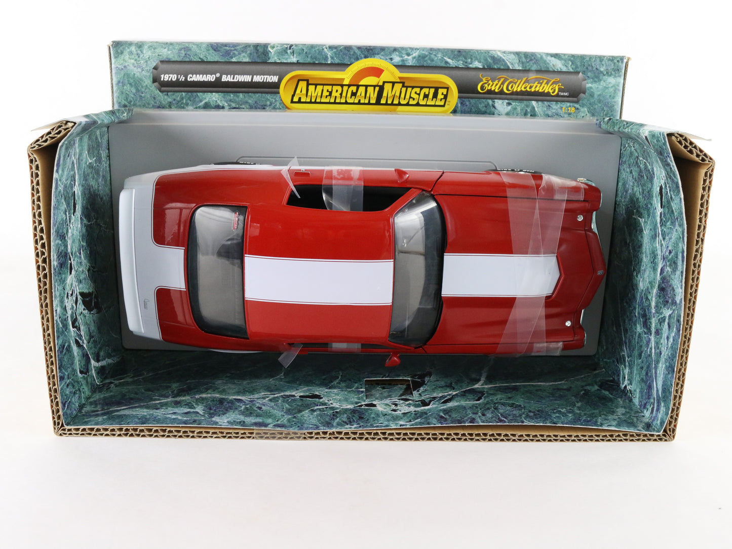 1970 1/2 Chevy Camaro Baldwin Motion Red White American Muscle ERTL 1:18 7129