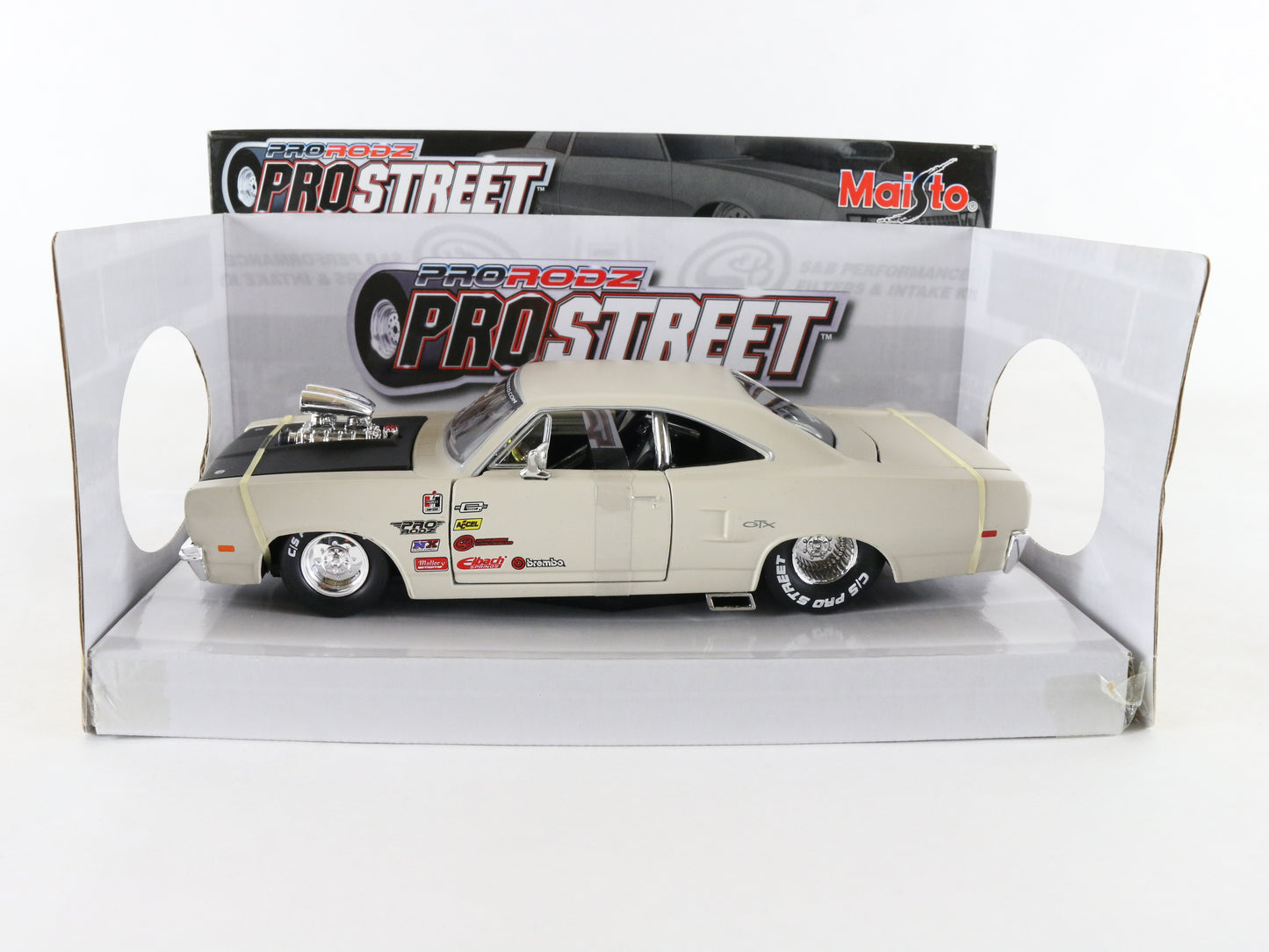 1970 Plymouth Gtx Pro Rodz Pro Street Maisto 1:24 Diecast 31306
