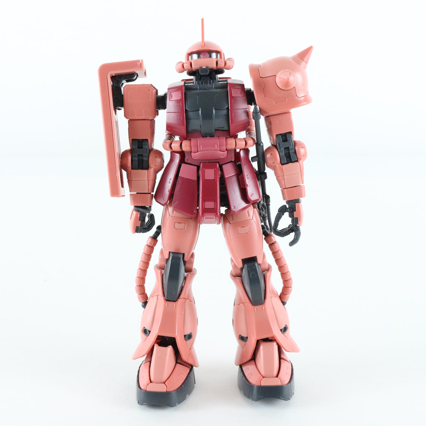Gundam Ms-06s RG Chars Zaku II Bandai 1/144 Built Mobile Suit Model Figure