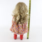 Max Zapf Creations Sleepy Eyed Large 17" Vinyl Doll W/ Flower Dress