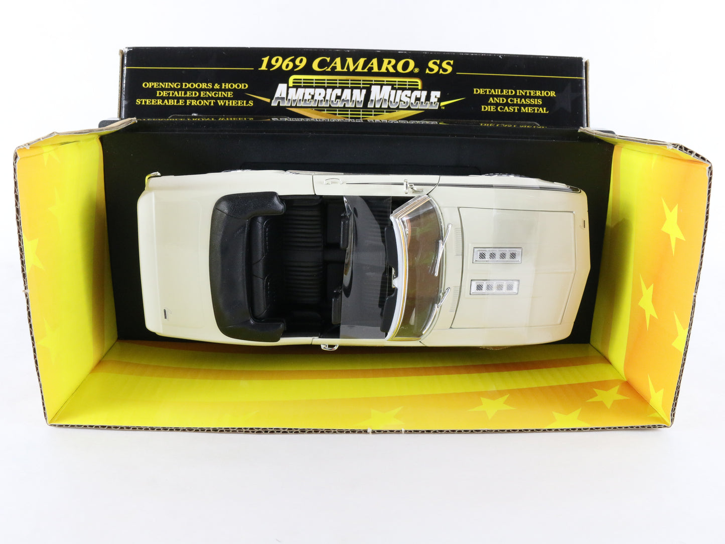 1969 Camaro SS White Convertible American Muscle ERTL 1:18 Diecast LE 32467