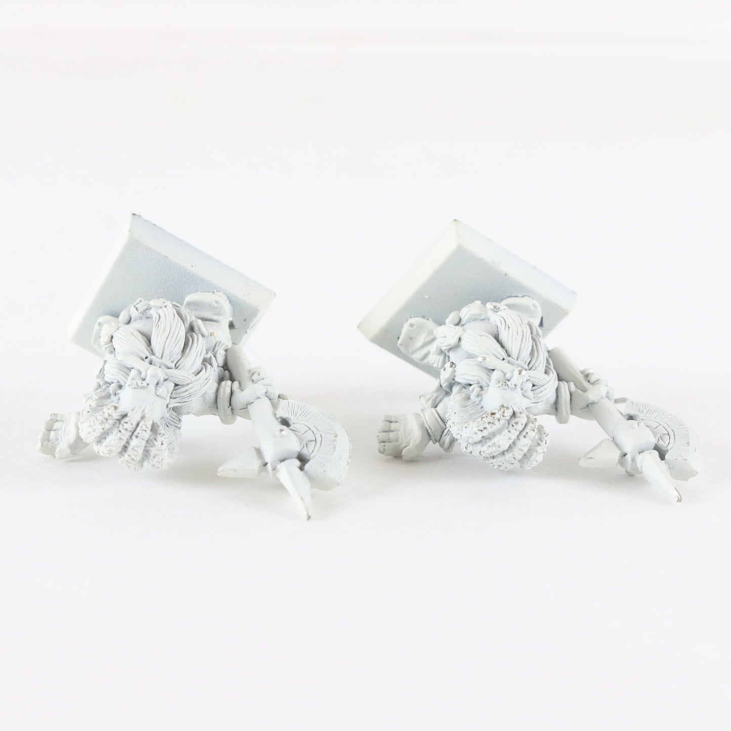 Lot Of 2 Dwarf Giant Slayers Citadel Warhammer 88092/1 White Painted Figures