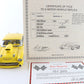 1957 Chevrolet Bel Air Pro Street Hardtop Yellow Danbury Mint 1:24 Model Car