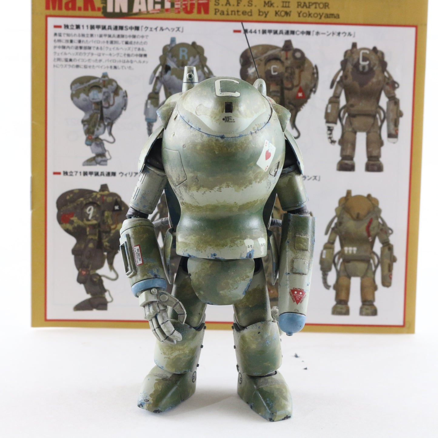 Ma.k. Krieger Raptor SAFS Super Armored MkIII Wave 1:20 Built Painted Maschinen