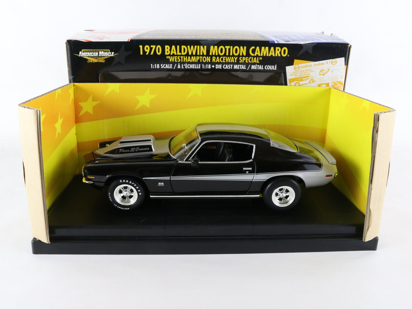 1970 Camaro Baldwin Motion Westhampton American Muscle ERTL 1:18 1 Of 5000 36762