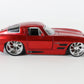 1963 Chevy Corvette Sting Ray Coupe Red Jada Toys 1:24 Scale 90218 Model Car